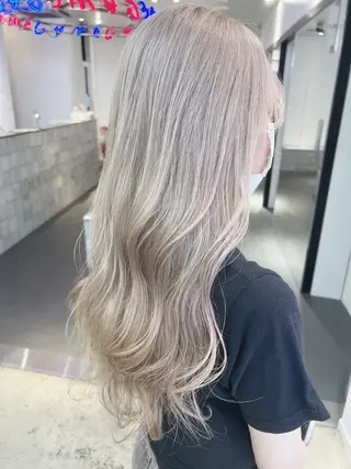 ロング カラー ヘアアレンジ 🎀暖色カラー🎀 ♡yurika♡のヘアスタイル