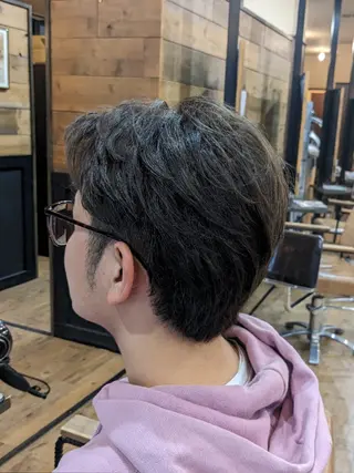 ショート カラー メンズ 北澤 港のヘアスタイル