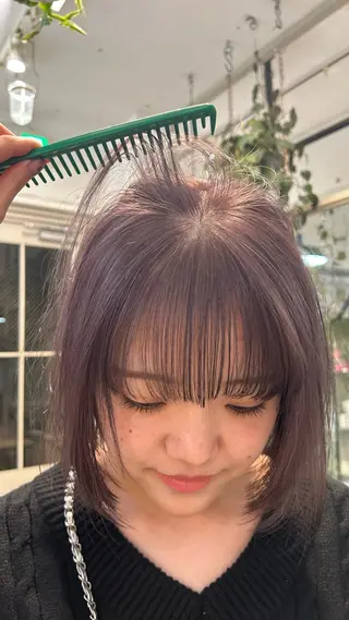 ミディアム カラー じゅわっと暖色カラー 🍊Moemiのヘアスタイル