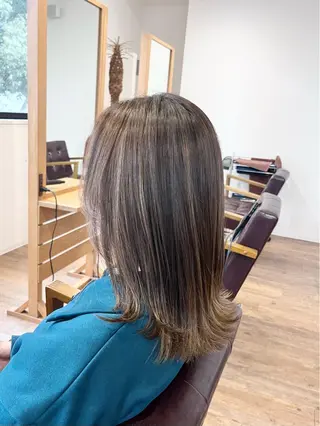 ミディアム カラー KIZU 髪質改善 オカルト怪談のヘアスタイル