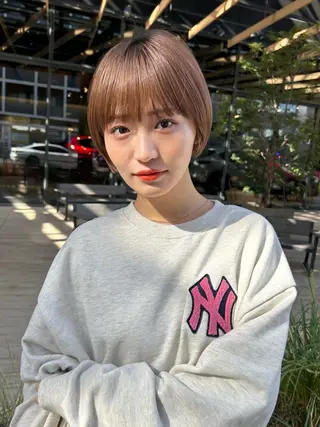 ショート カラー 艶カラー YOSHIMURAのヘアスタイル