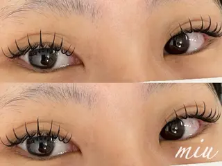 マツエク・マツパ miunail Minamiのマツエク・マツパデザイン