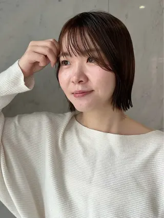 ショート YUI🍊 ボブ/メンズパーマのヘアスタイル