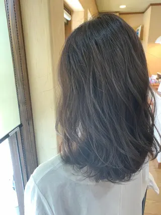 ミディアム 清光 泰之のヘアスタイル