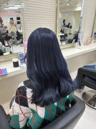 セミロング カラー ヘアアレンジ 💟RINNA 艶カラー💟のヘアスタイル