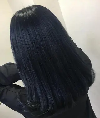 ミディアム カラー ブリーチ毛縮毛矯正 👑山口のヘアスタイル