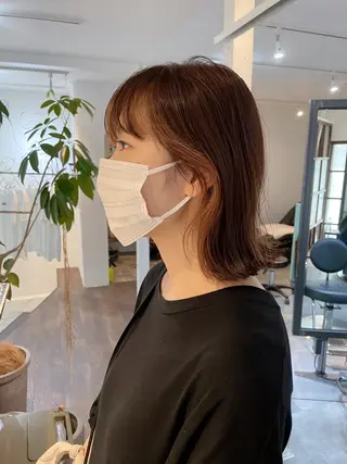 ミディアム カラー 高橋 愛美のヘアスタイル