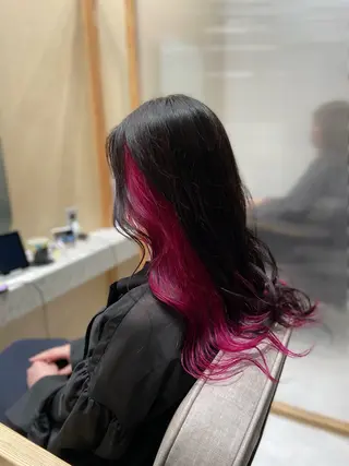 ロング カラー 🦉静かに過ごしたい 方、個室席🦉タナカのヘアスタイル