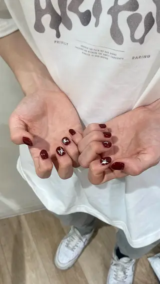 ネイル 暖色カラー/ネイル ナナコ💌のヘアスタイル