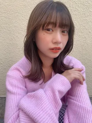 ロング カラー KANA/ボブ/ インナーカラー/艶髪のヘアスタイル