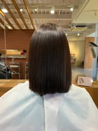 ミディアム total beauty salon okamoto所属・冨田 理紗のヘアスタイル