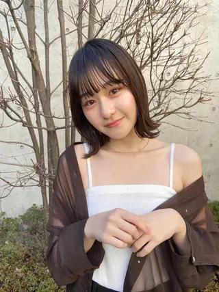 カラー 似合わせ艶カラー ✨ユキノのヘアスタイル