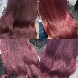 ロング カラー ヘアアレンジ メンズ 🌟🍒ハイトーン 韓国ヘア/ユウミのヘアスタイル