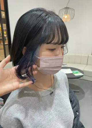 ショート カラー ヘアアレンジ 小倉 愛里のヘアスタイル
