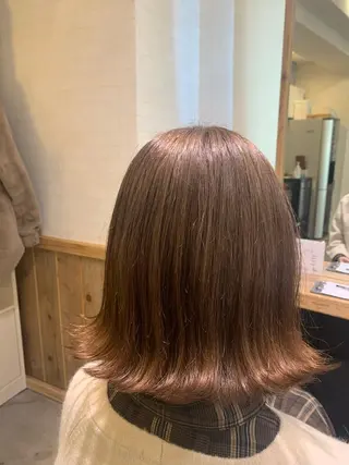 ミディアム パーマ ヘアアレンジ ネイル Sia中野新橋 『JUNYA』のヘアスタイル