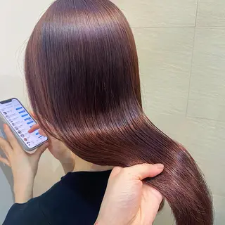 セミロング カラー ✨️トリートメント✨ /✨透明感✨/ゆうのヘアスタイル