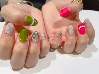 ネイル 舞田 苑香のネイルデザイン