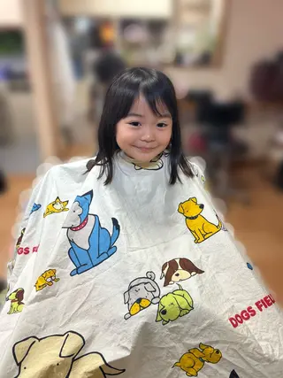 キッズ みのり美容室所属・かぁちゃん美容師 橋本のヘアスタイル