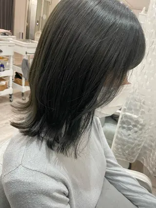ミディアム カラー HARUKA韓国ヘア /Luana梅田のヘアスタイル