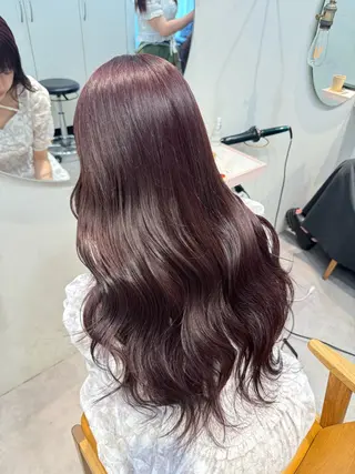 ロング カラー roka所属・ayaka♡ 柔らかカラーのヘアスタイル