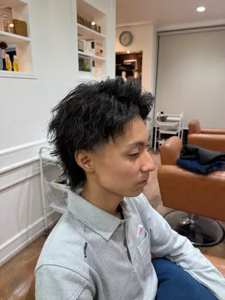 メンズ cyan 水川和馬のヘアスタイル