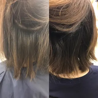 ミディアム パーマ ému エミュ　hair &spa所属・近藤 みゅうまのヘアスタイル