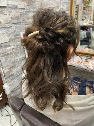 ミディアム ヘアアレンジ Arphy/ /のヘアスタイル