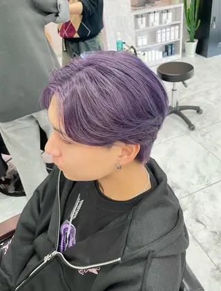 ショート 🦋ハイトーン🦋 石山 希理🦋のヘアスタイル