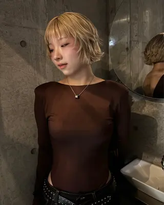 ショート 中川 舞依のヘアスタイル