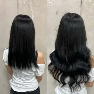 ロング ラブスタシー/Non ギャル/ハイトーンのヘアスタイル