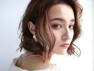 ミディアム カラー パーマ ヘアアレンジ ⭐️ハイクオリティ カラー杉本雄志⭐️のヘアスタイル