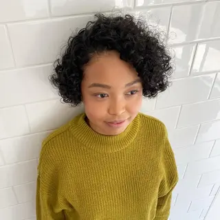 ショート カラー パーマ ヘアアレンジ キッズ ネイル マツエク・マツパ 中元 淳のヘアスタイル