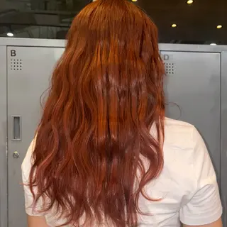 ロング カラー ヘアアレンジ ブリーチカラー特化 🥣/渡邉日向のヘアスタイル