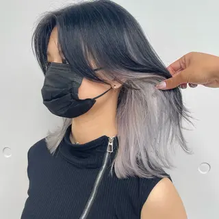 ミディアム カラー もにか🌞原宿/渋谷 🌝ブリーチカラーのヘアスタイル