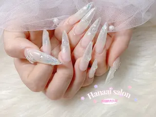 ロング Hanaai Salon新宿店のネイルデザイン