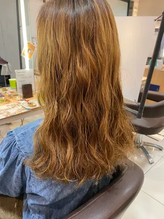 セミロング パーマ 波巻き/メンズ/ ショート/☆いとみなのヘアスタイル