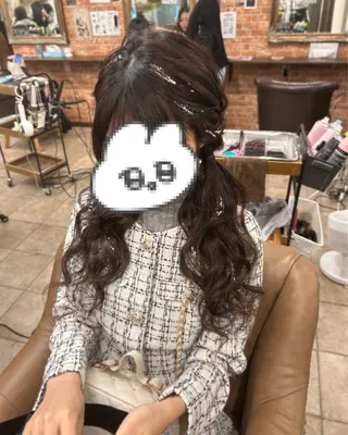 ロング ヘアメイクドールズ所属・dolls Ririkaのヘアスタイル