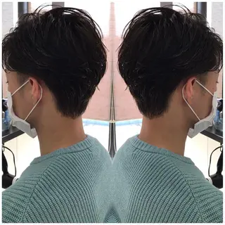 ショート パーマ メンズ BOOTH share salon所属・ハタケヤマヨシキ ／BOOTHのヘアスタイル