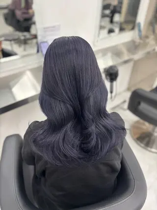 カラー 韓国風暗髪ヘア🤍 🫧MIREIのヘアスタイル