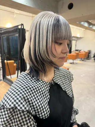 ショート カラー ボブ美容師 /馬場 翼のヘアスタイル