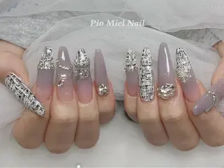 ネイル HANA 長さだしのネイルデザイン