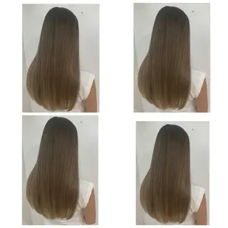 ロング カラー 京都大人女性ショート 徒歩1分/秋山のヘアスタイル