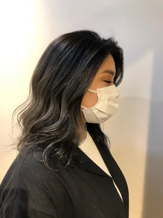 セミロング カラー stream1st所属・ツヤカラー 🕊️sayakaのヘアスタイル