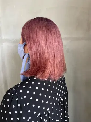 カラー 益 佑夏のヘアスタイル