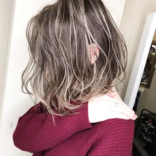 ミディアム カラー 髪質改善&韓国風特化 型サロン ミシェリーのヘアスタイル