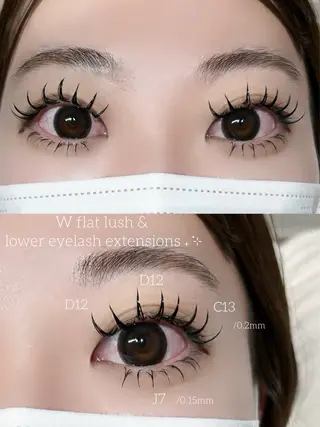 マツエク・マツパ sol cocoroのマツエク・マツパデザイン