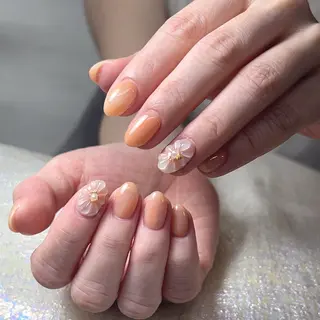 ネイル 長いだし/スカルプ/ パラシェルN.oneのネイルデザイン