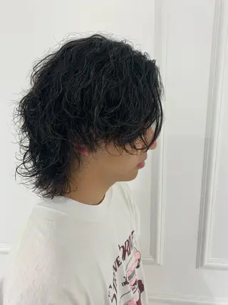 パーマ メンズ なりたいを叶える /町野 朝哉のヘアスタイル