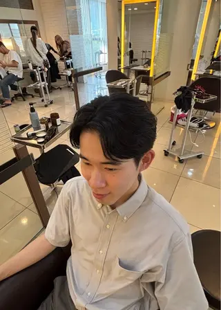 パーマ メンズ 辻野 光希のヘアスタイル