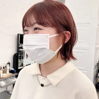 ショート カラー SYUK高円寺所属・ベージュ/暖色カラー /ボブ/ミカのヘアスタイル